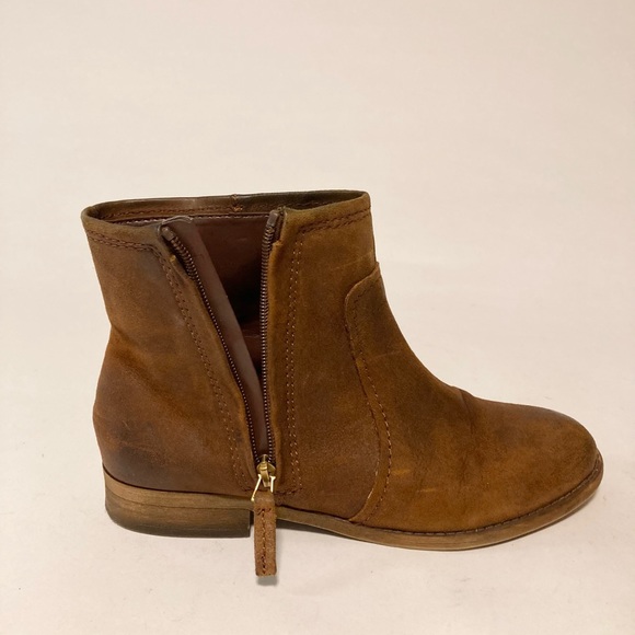 Franco Sarto Kelvin Tan Leather Ankle Boots size 8 - Picture 16 of 16